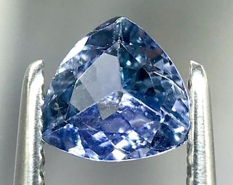 Natural Trillion Tanzanite Gemstone, 6x6 mm, 0.635 Carat