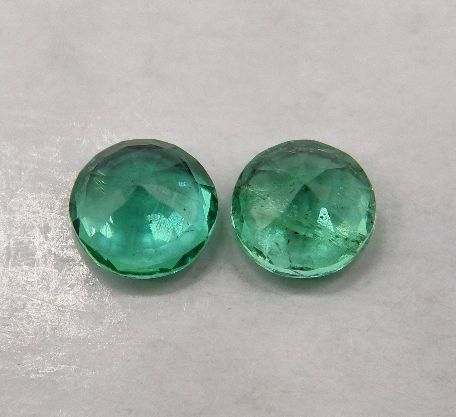 Top Quality Emerald Pair 100 Natural 0.51 CARAT 4X4MM Etsy