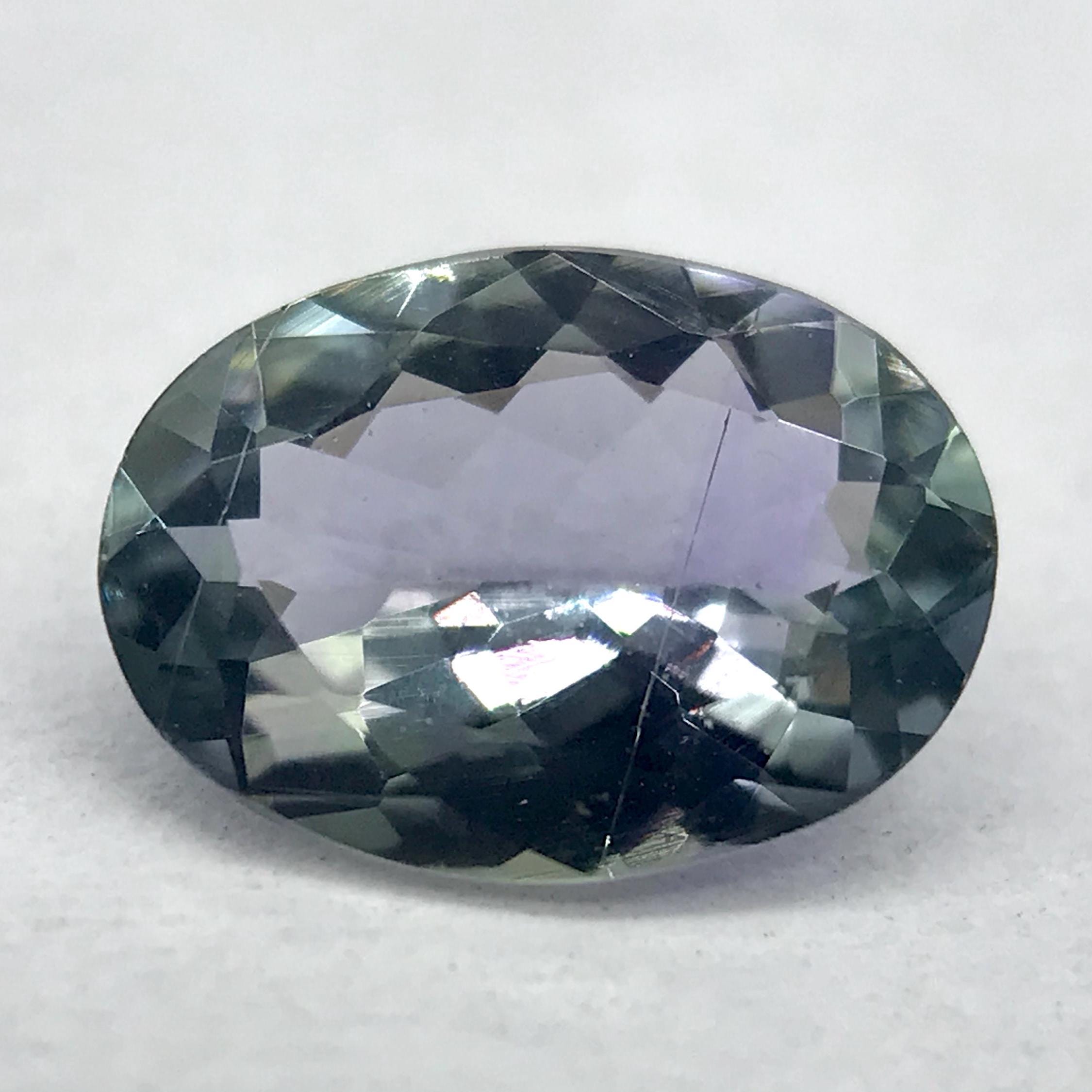 Tanzanite Bleue 19,20 Ct Ovale - Pierre Précieuse Lab-créée - Qualité Excellente - Inde