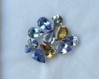 Lot Fancy Tanzanite top Qualité 100% Naturel