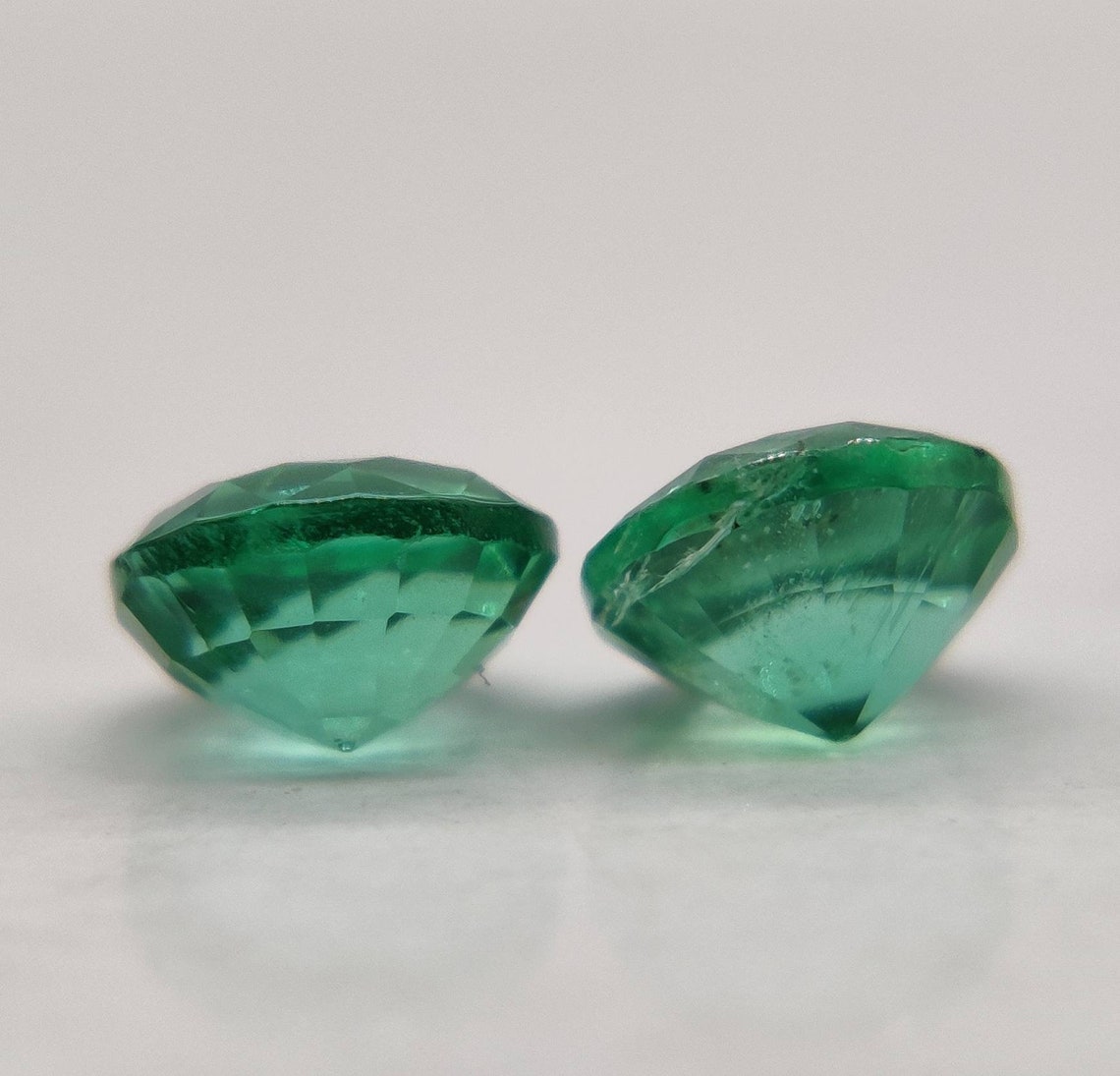 Top Quality Emerald Pair 100 Natural 0.51 CARAT 4X4MM Etsy