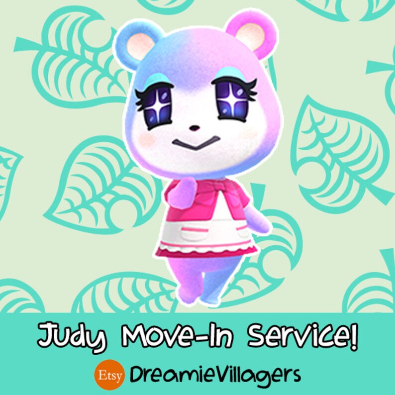Judy Animal Crossing New Horizons Villager MoveIn Service Etsy