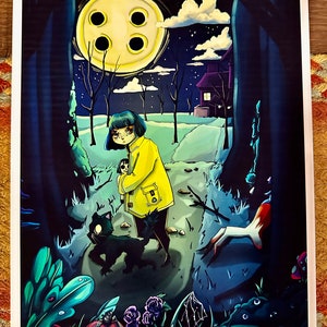 Coraline Fanart Horror Print