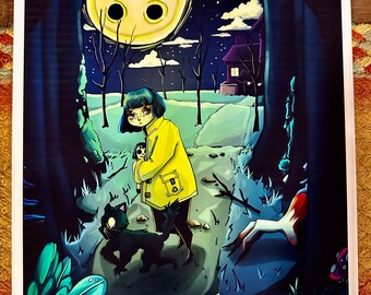 Coraline Fanart Horror Wydruk