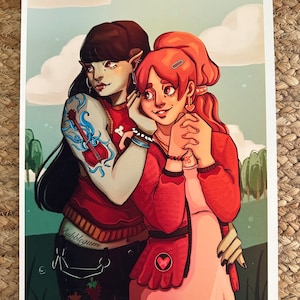 Adventure Time Bubbleline Fanart Print