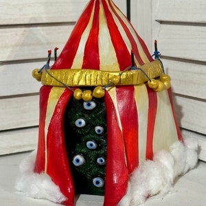 Big Top Circus Horror Clay Container