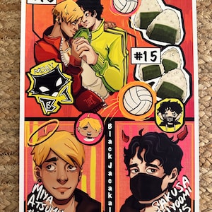 Haikyuu Fanart Print: Sakusa Kiyoomi and Atsumu Miya