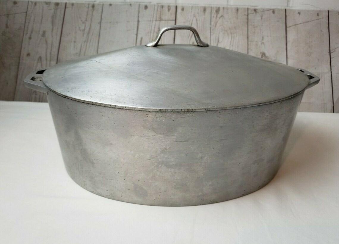 Vintage Cast Aluminum Casserole/Dutch Oven 6 Qt Etsy