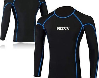 ROXX Men's Compression Armour Base Layer Top Full Sleeve Lightweight Gym Shirt Sports