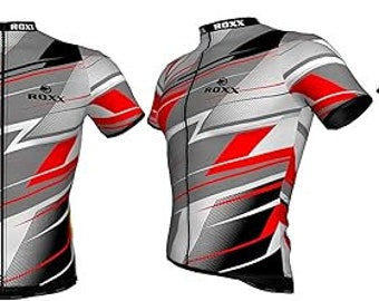 ROXX Sport Mens Cycling Jersey Breathable Short Sleeve Cycling Jersey Quick Dry Bike MTB Top