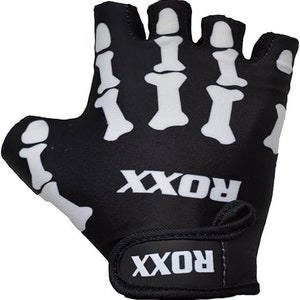 ROXX Kids Fingerless Gloves - Boys Girls Children Padded Cycling Scooter Gloves - BMX Cycle Bicycle Fingerless Gloves