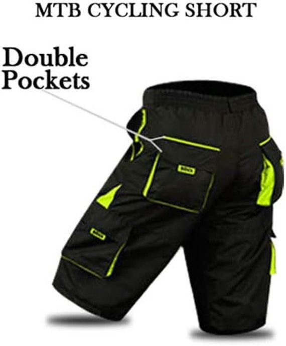 Pantaloncini Ciclismo Uomo Con Imbottitura Gel - Compressione, Traspiranti, Asciugatura Rapida - Foto 9