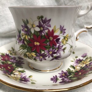 Antique Paragon Teacup “Flower Festival”