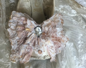 Raw Professional Ballet Pointe with Silk Paper Ruffles