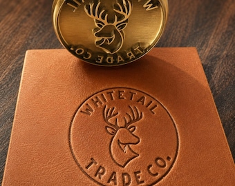 Custom Brass Leather Stamp, Emboss Branding Tool