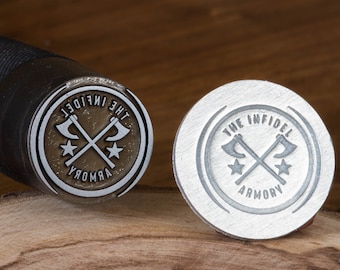Custom Makers Mark Stamp for Knives, Blacksmith Touchmark