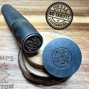 Custom Knife Makers Mark Stamp Makers Mark Knife Stamp Blacksmith Stamp Custom Touchmark Stamp Blade Stamp Hand Stamp Steel Stamps for Knife