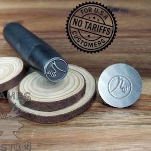 Custom Blacksmith Touchmark Stamp Custom Steel Hand Stamp Stainless Steel Stamp Blacksmith Stamp Knife Stamp Blade Stamps Knife Makers Stamp