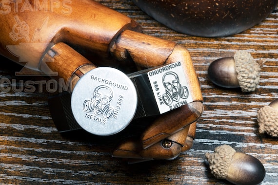Custom Metal Stamp for Jewelry & Leather: Logo Design