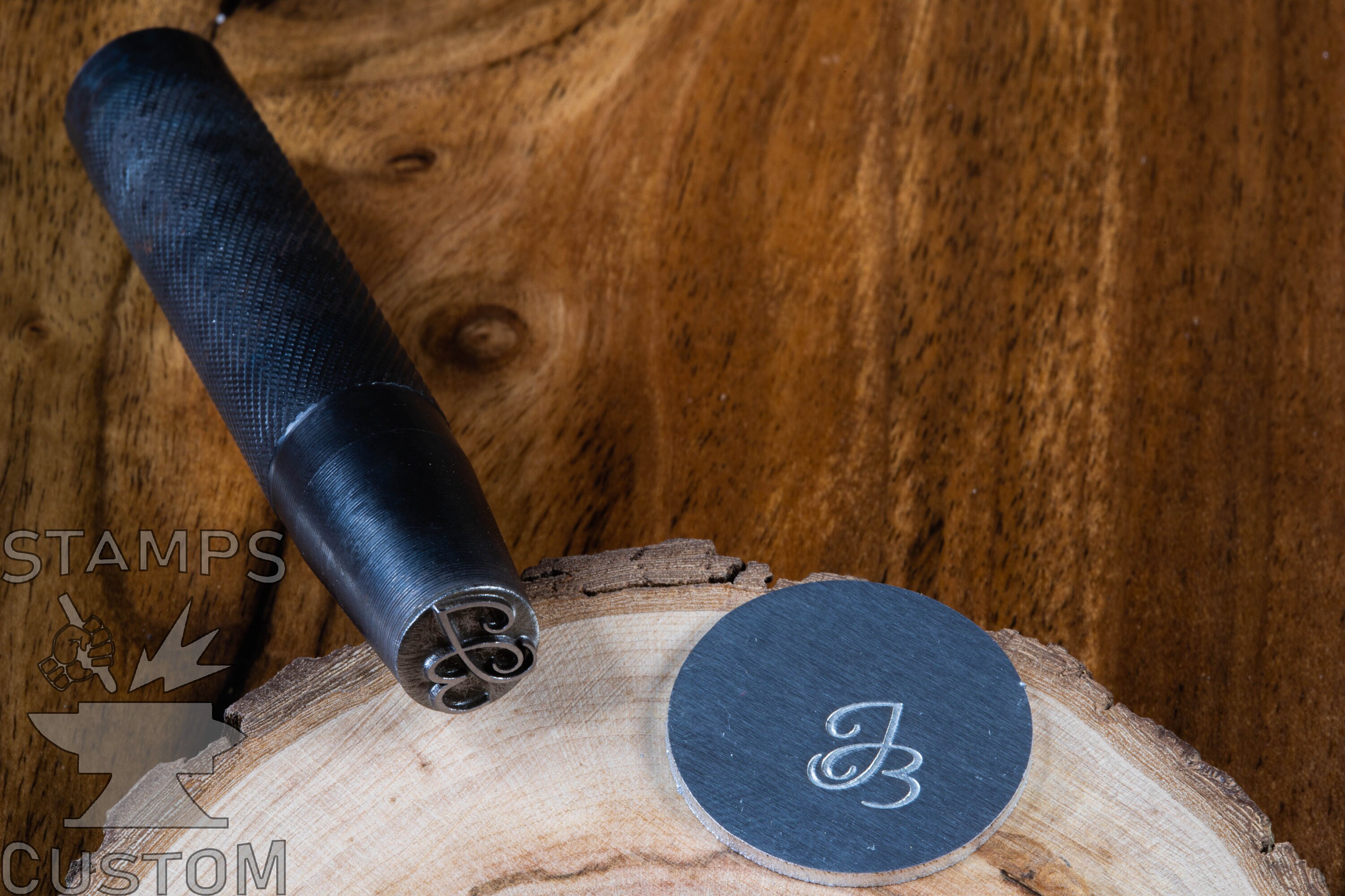 Custom Blacksmith Touchmark Stamp Custom Steel Hand Stamp Etsy