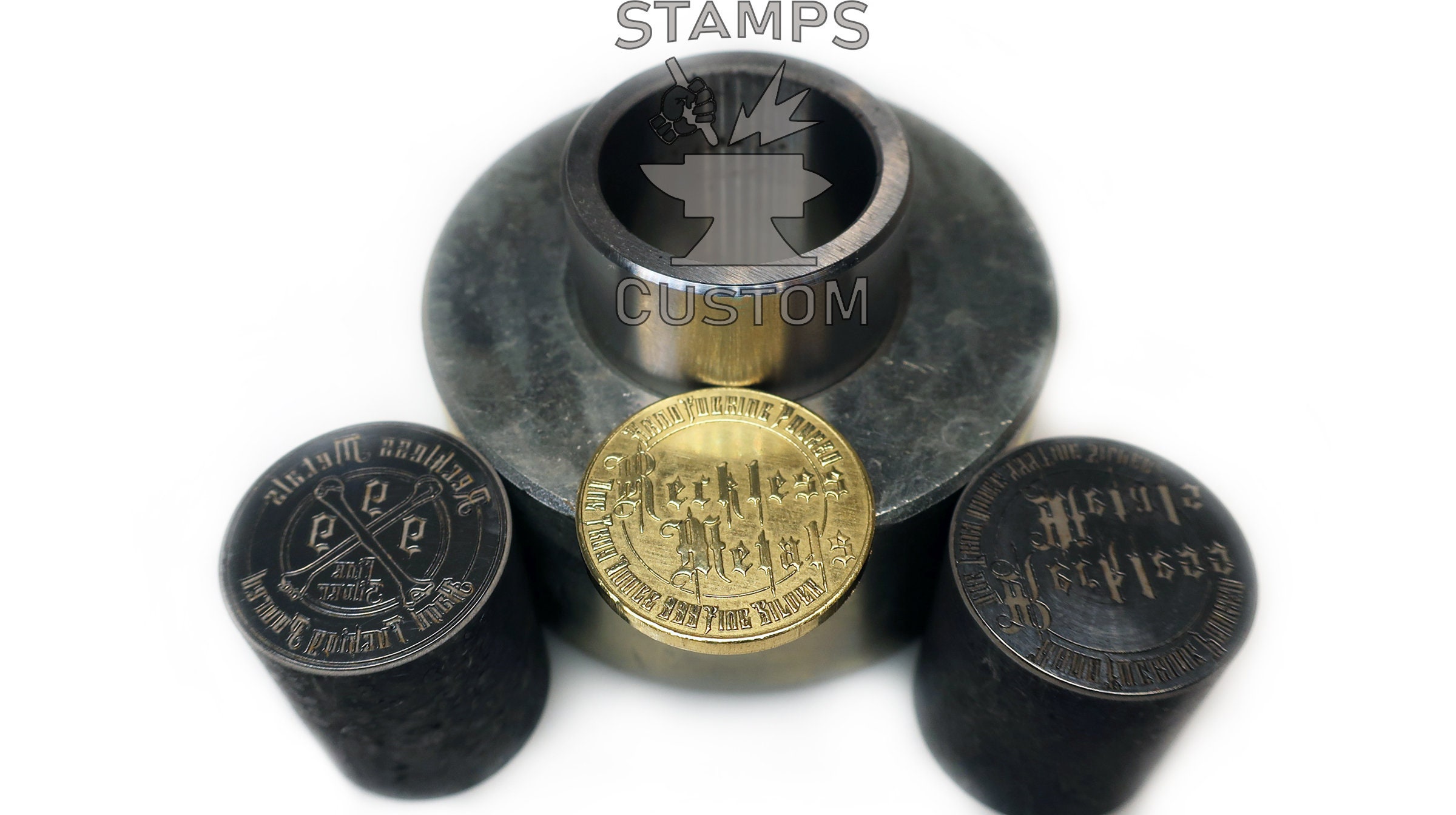 Custom Logo Stamp for Hydraulic press Custom Die for Coin Mint Set