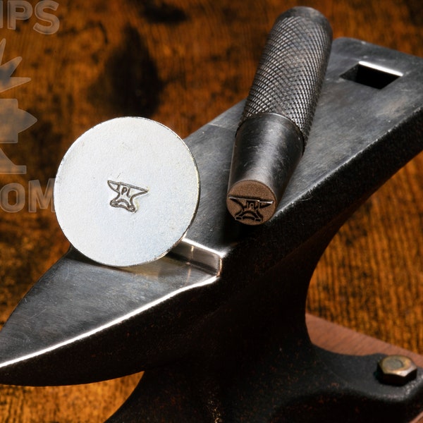 Timbro Touchmark del fabbro personalizzato Timbro a mano in acciaio personalizzato Timbro in acciaio inossidabile Timbro del fabbro Timbro per coltelli Timbri per lama Timbro per produttori di coltelli