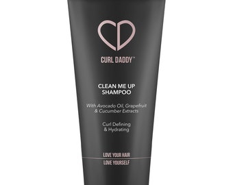 Curl Daddy Clean Me Up Shampoo - Curl Defining & Hydrating - Vegan Hair Shampoo for curly textured beautiful hair.