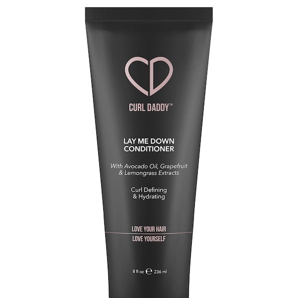 Curly Daddy Lay Me Down Conditioner -curl defining & hydrating. Vegan,paraben free, cruetly free conditioner for your curly textured hair.