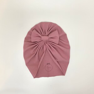 Baby, children and adult head turban with the beau bow design for hair loss treatment
