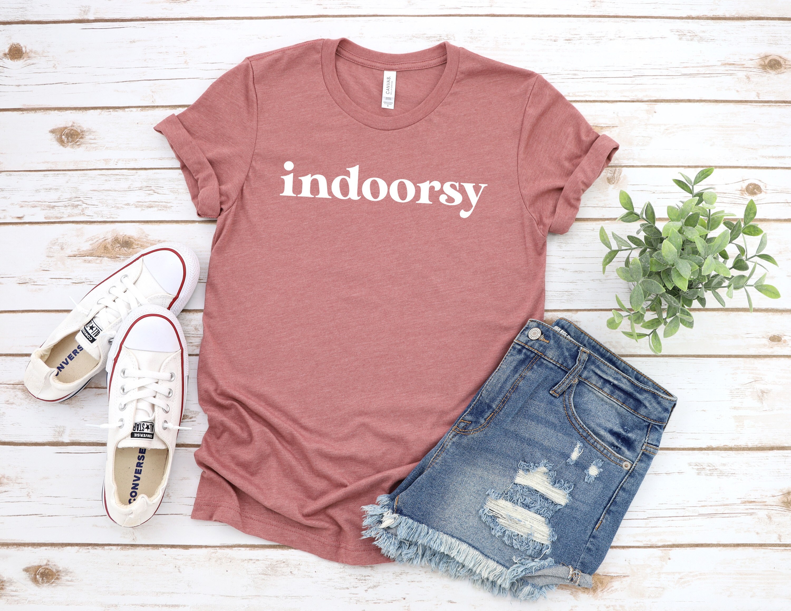 Indoorsy Tshirt Womens Funny Shirt Introvert Gift Cute Etsy UK