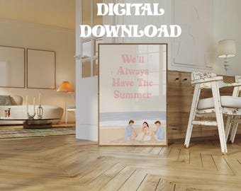 The Summer I turned pretty digital download print