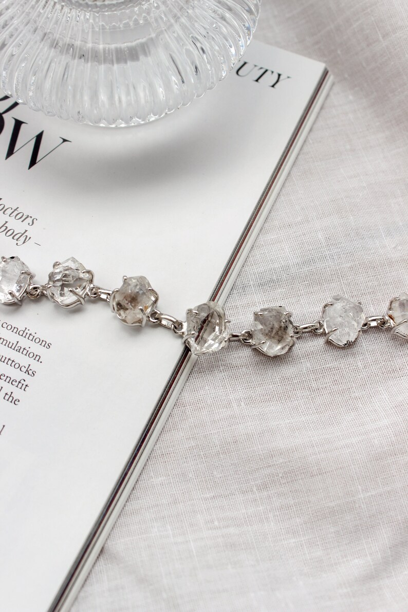 Herkimer Diamond Quartz Bracelet