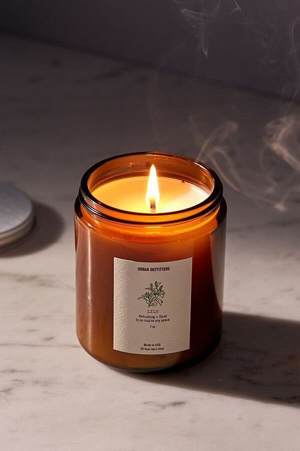 Amber Glass Candle Jars 250ml With Lid Etsy