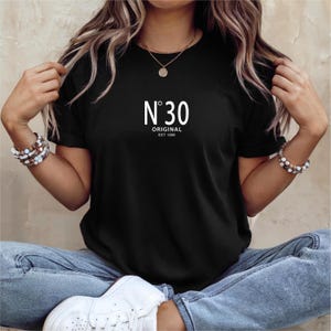 30th Birthday T Shirt, Vintage 1996 Shirt, No 30 Original est 1996, 30th Gift for Her or Him image 3