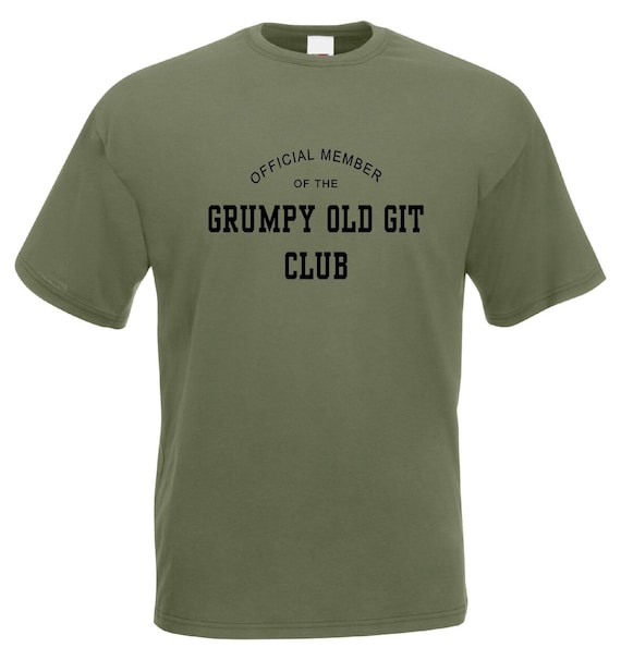 Getting Shirty Maglietta Grumpy Old Man Club | Compleanno/Pensionamento | Nero Taglia XXL | 100% Cotone - 4