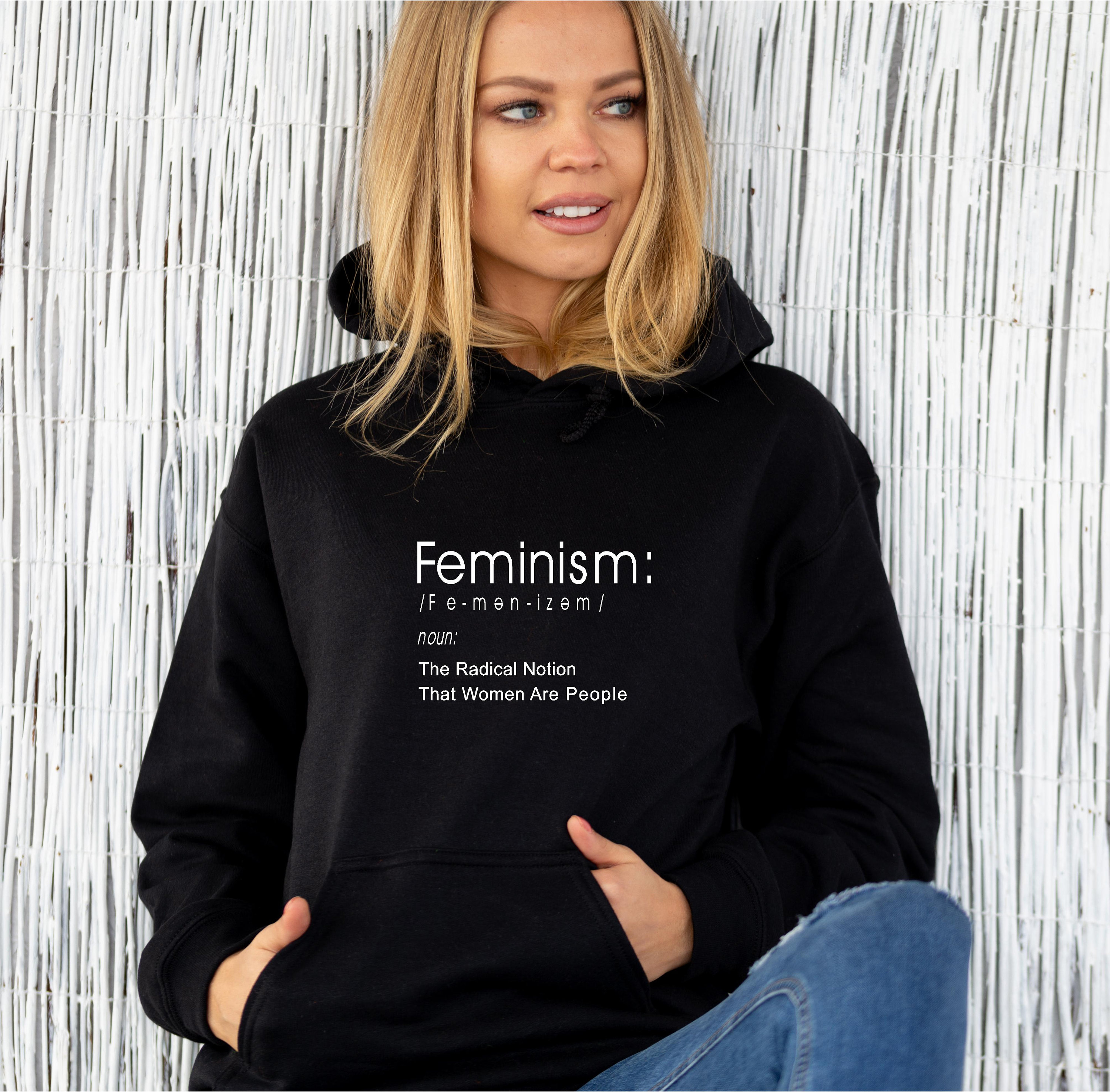 Feminist Hoodie Girl Almighty Slogan Feminism Girl Power Clothing Swea –  Sunray Clothing