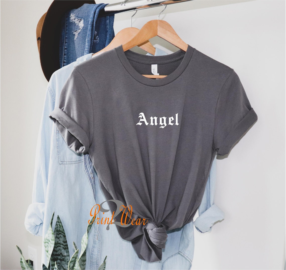 Angel ladies t shirt unisex trending tshirt women's | Etsy