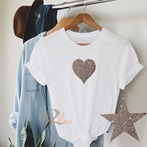 HTH Glitter Heart Logo Tee ブラック セール】GLITTER HEART BOX LOGO S/S BABY TEE（Tシャツ