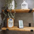 Stunning Rustic Shelf made from reclaimed Scaffold Board (Includes Brackets) Shelving, Bookshelf, Shelve product logo