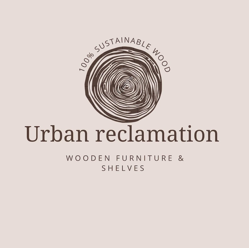 the logo for urban reclamation wooden furniture and shelvings