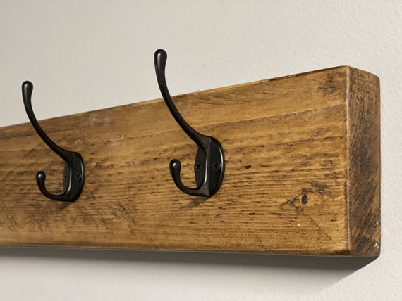 Coat Rack Country Style Reclaimed Handmade Cast Iron Hook Vintage Antique Bookshelf Shelve Etsy UK