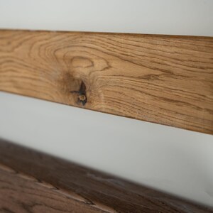 French Oak Rustic Mantel Shelf Beam - 9.5" Deep Reclaimed Wood Fireplace Mantel with Multiple Finish Options image 7