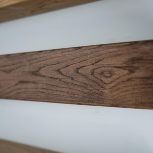 Handcrafted French Oak Fireplace Mantel Shelf - 9.5cm Deep x 9.5cm High - Various Finishes Available image 9