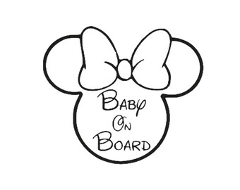 Disney Baby On Board Etsy Australia