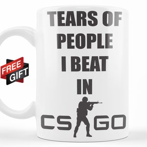 Funny CS:GO Coffee Mug  | Gift for him gamer | Cool counter strike cup  | Coffe mug with cs go | Birthday Gift | Unique Global Offensive