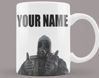 Taza de café CS:GO personalizada / Regalo para él o ella / Taza Cool Counter Strike / Taza divertida con csgo / Regalo de cumpleaños / Único / Personalizado ct