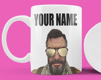 Taza de café Counter Strike personalizada / Regalo para él o ella / Taza csgo fresca / Taza divertida con cs:go / Regalo de cumpleaños / Único / Personalizado