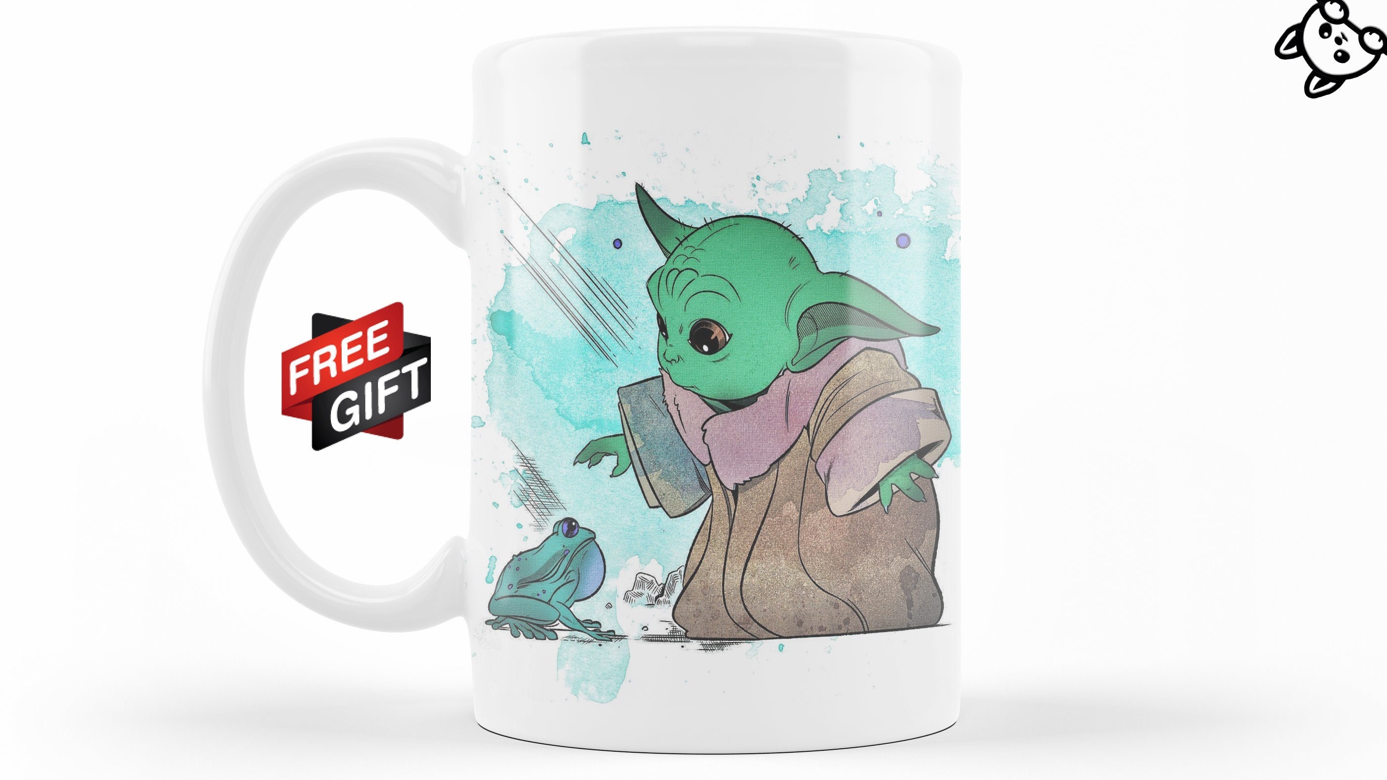 Funny Star Wars Grogu Baby Yoda Coffee Mug Gift for Him or Her