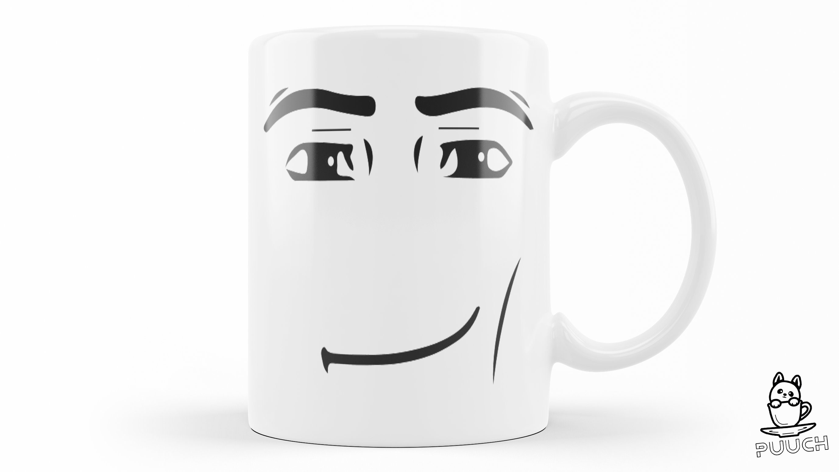 I brought the man face mug to Roblox's HQ #roblox 