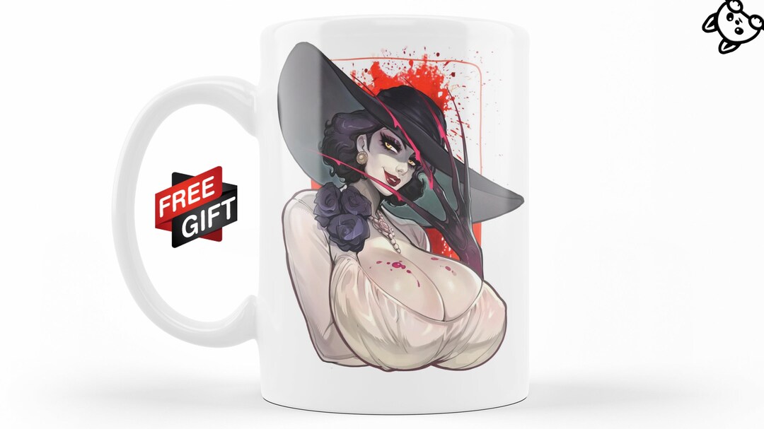 Lady Dimitrescu Cup Resident Evil Village Mug Gift for Gamer Etsy